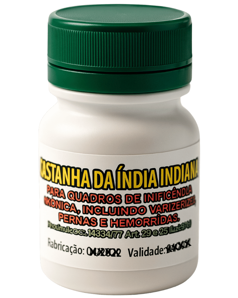 Castanha da Índia Indiana – 15 Cápsulas