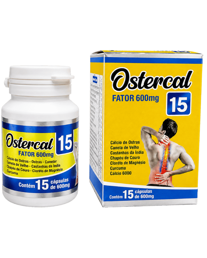 Ostercal Fator 600mg – 15 Cápsulas
