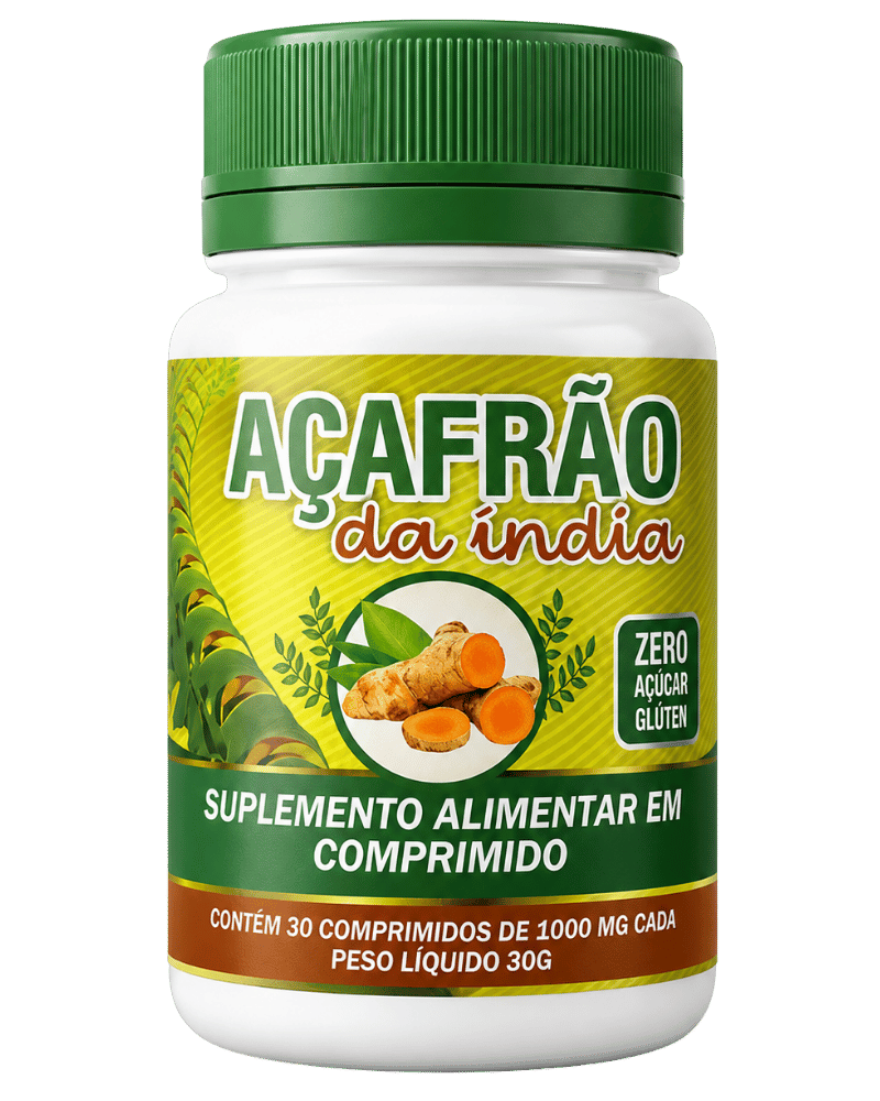 Açafrão da Índia – 30 Comprimidos de 1000mg