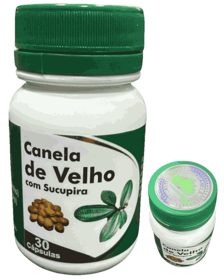 Canela de Velho com Sucupira – 30 Cápsulas